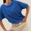 neva slub top | queens blue-By bar Discount