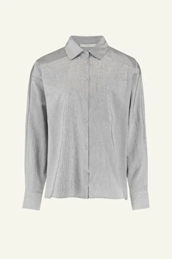 nima pin stripe blouse | -By bar Cheap