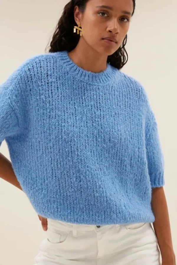 nino pullover | sky blue-By bar New