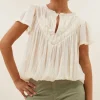 olav blouse | off white-By bar Cheap