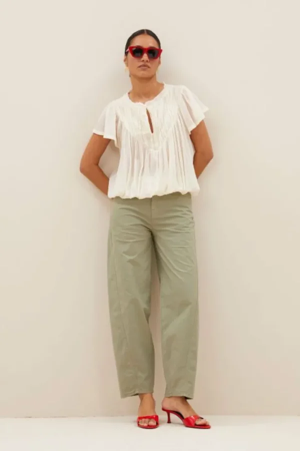 olav blouse | off white-By bar Cheap