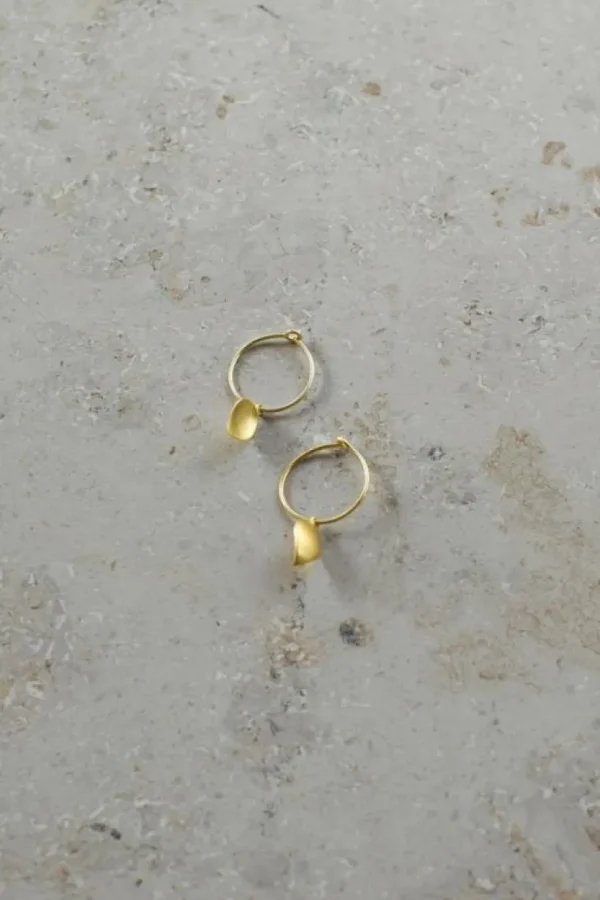 PD leave hoop earring | -By bar Hot