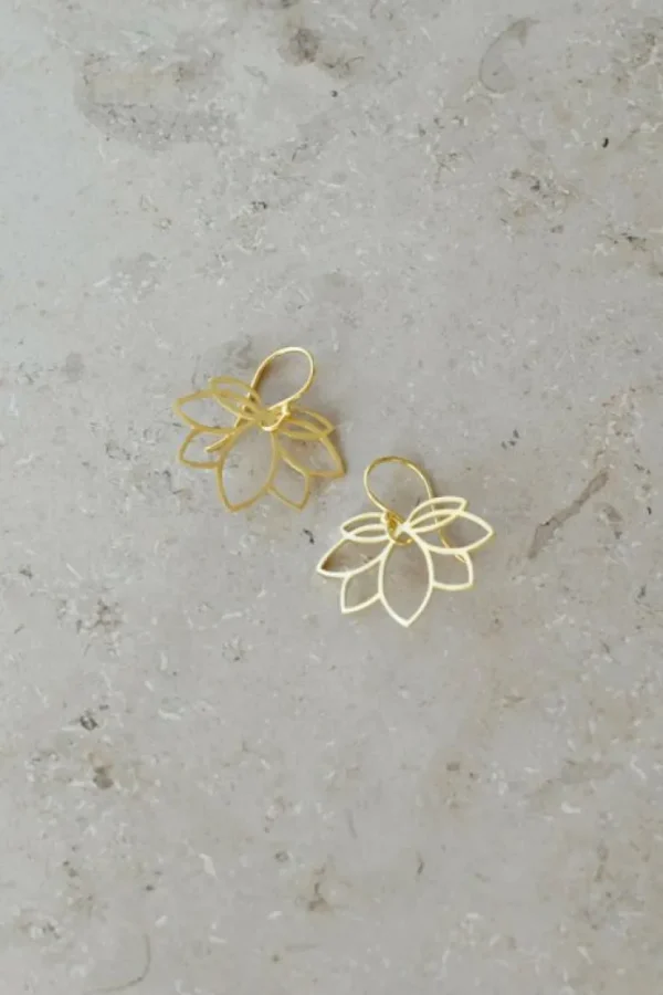 pd lotus earring | -By bar Store