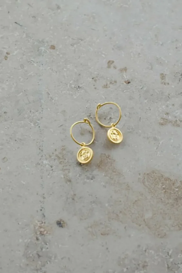 PD maria round earring | -By bar Shop