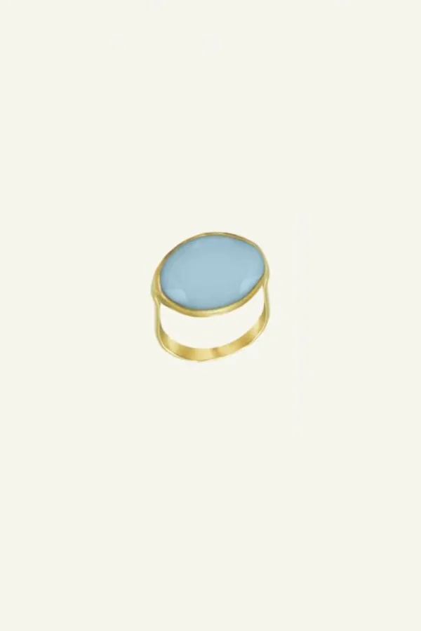 PD OVAL RING | light blue-By bar Best