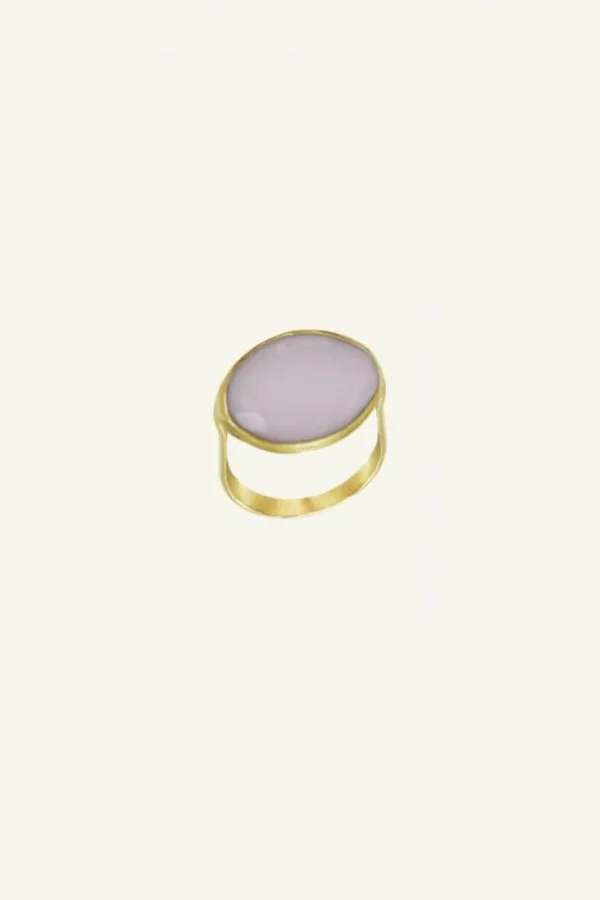 PD OVAL RING | old pink-By bar Online