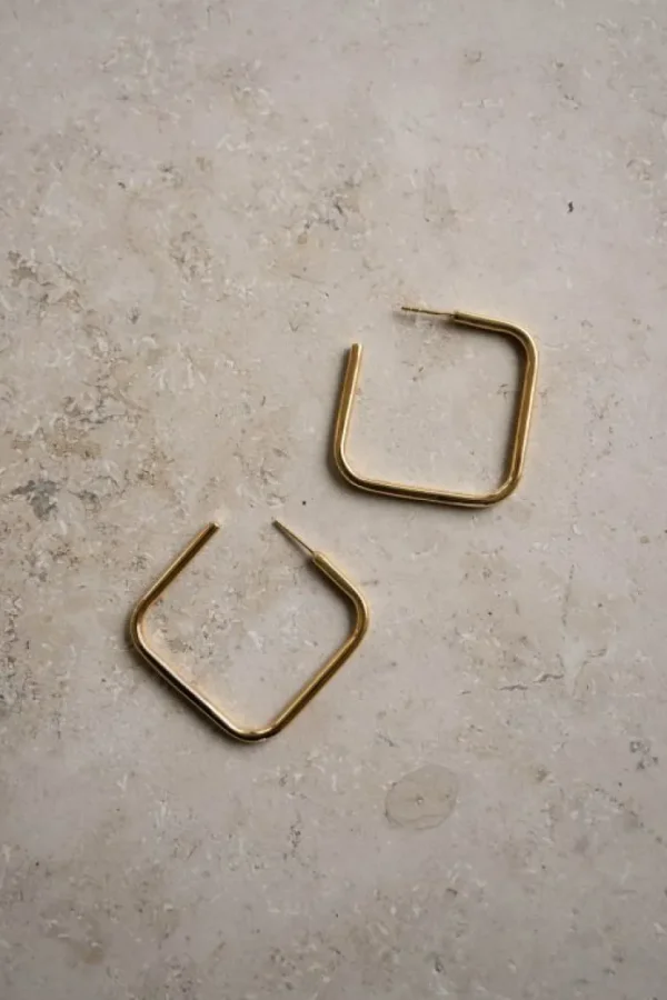 pd squared earring M | -By bar Best