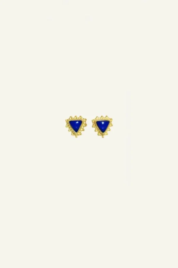 PD triangle stud earring | -By bar Outlet