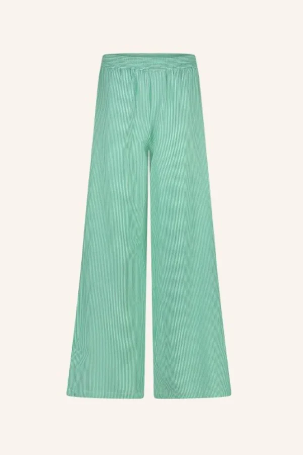 randy green stripe pants | green seer stripe-By bar Best