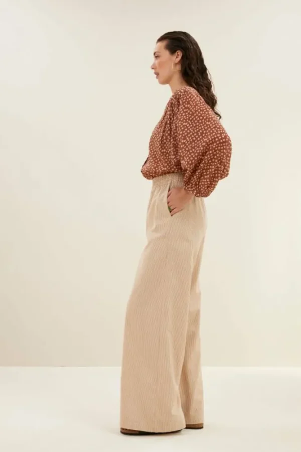 randy lurex stripe pants | copper lurex stripe-By bar Clearance