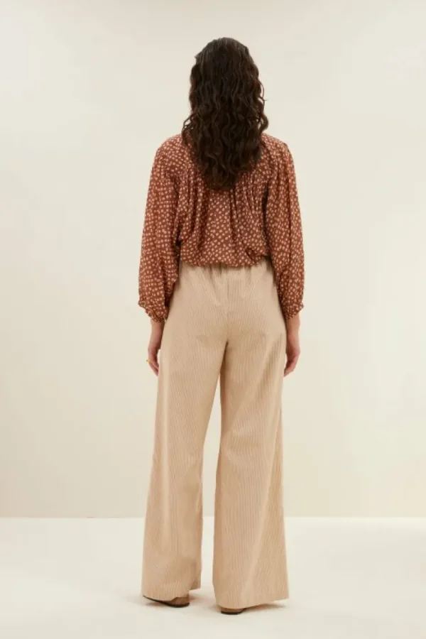 randy lurex stripe pants | copper lurex stripe-By bar Clearance