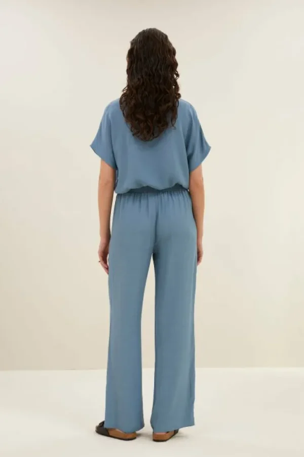 robyn viscose pants | blue stone-By bar Cheap