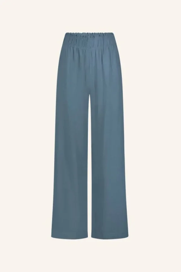 robyn viscose pants | blue stone-By bar Cheap