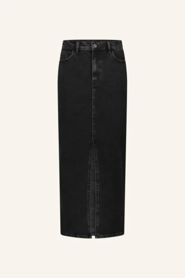 sis black skirt | jet black-By bar New