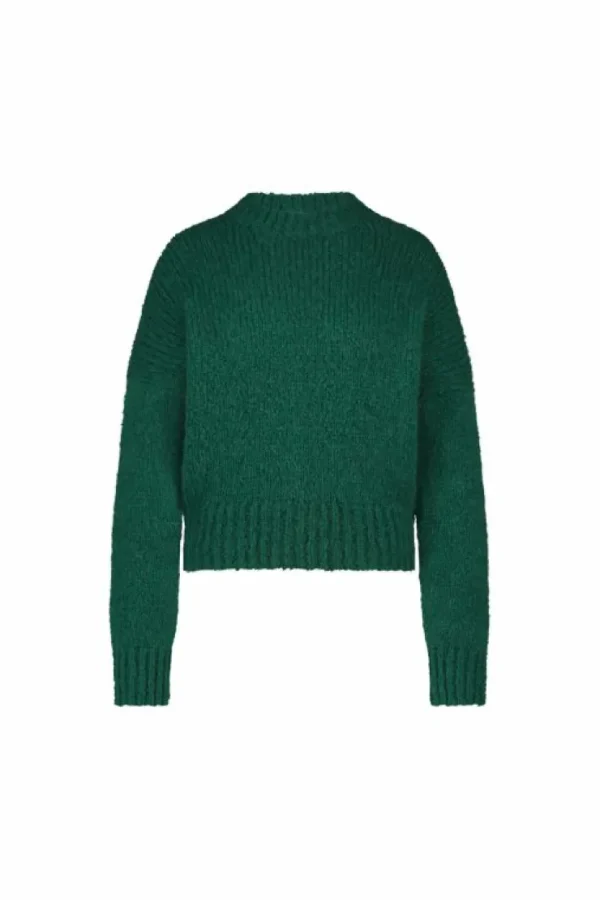 sonny bulky pullover | peacock green-By bar Outlet