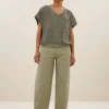 tyler slub top | mulled basil-By bar Hot