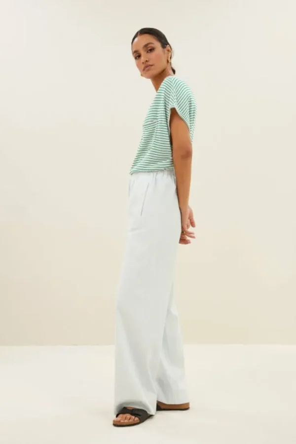 tyler small stripe top | green small stripe-By bar Flash Sale