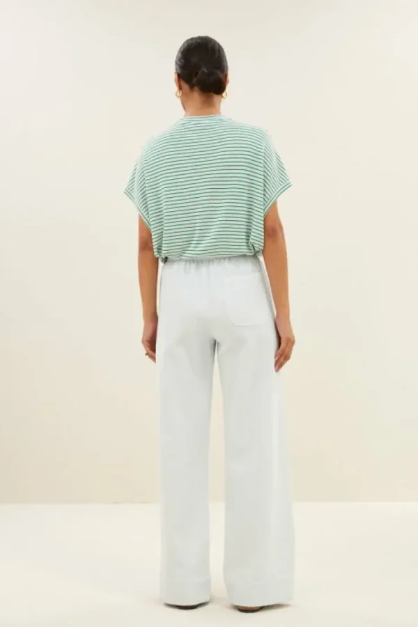 tyler small stripe top | green small stripe-By bar Flash Sale