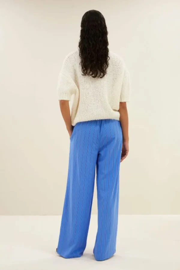 uma stripe pants | vivid blue stripe-By bar Sale