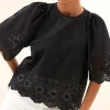 utah blouse | black-By bar New