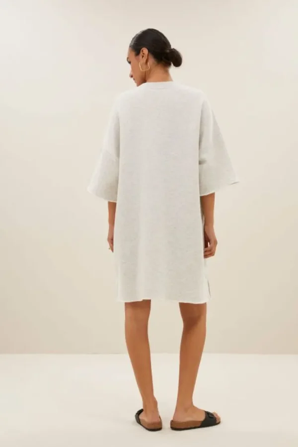 willow sweat dress | light grey melee-By bar Outlet